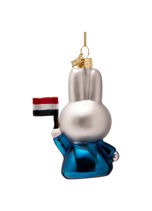 Vondels Nijntje kersthanger 11 cm - achterkant 2 blauw