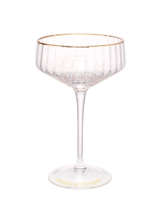 Vondels Shaken Not Stirred cocktailglas - voorkant 2 transparant