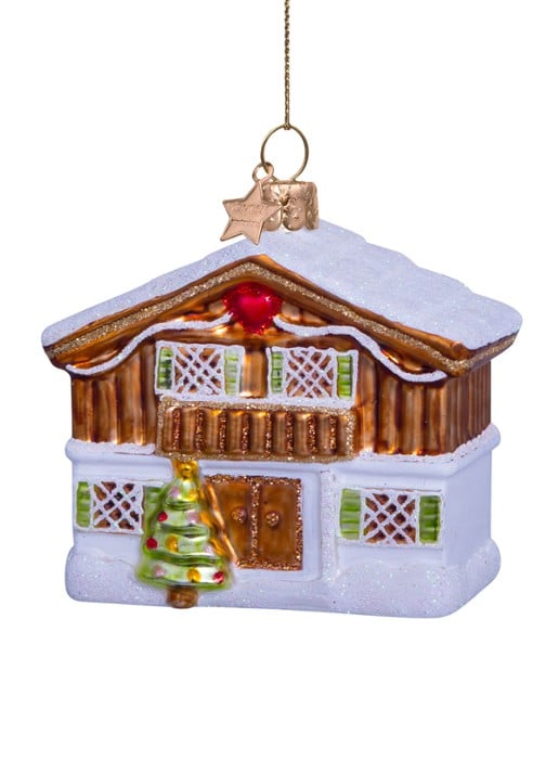 Vondels Skihut kersthanger 7,5 cm