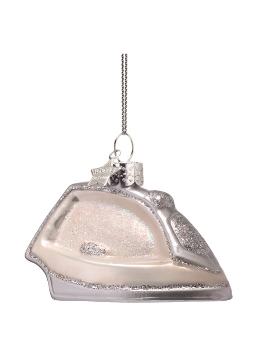 Vondels Stomer kersthanger 5 cm - detail 4 wit