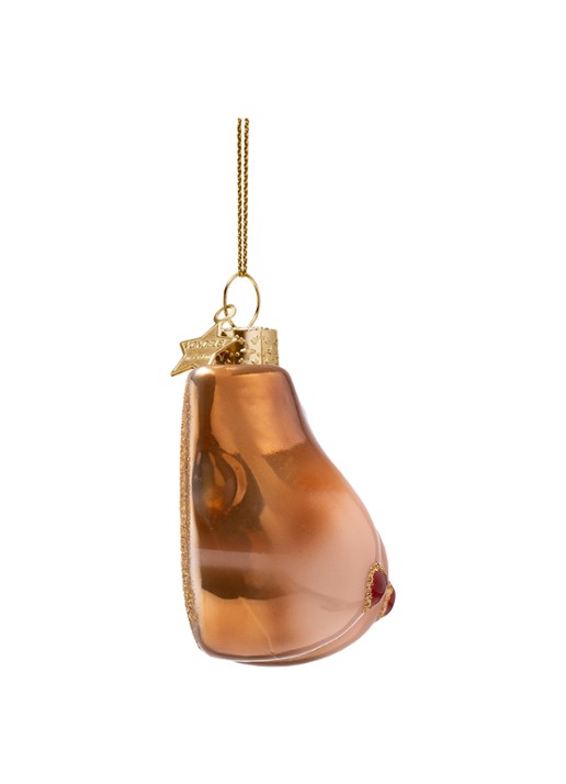 Vondels Tanline kersthanger 6 cm - detail 4 bruin