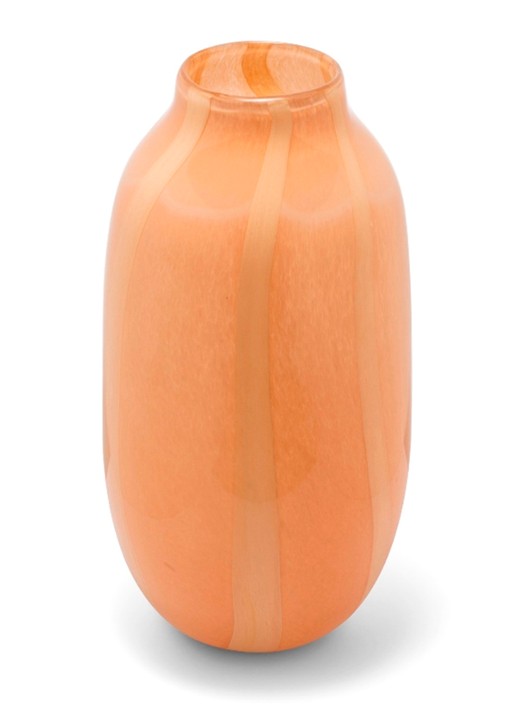 Vondels Vaas 38 cm - detail oranje