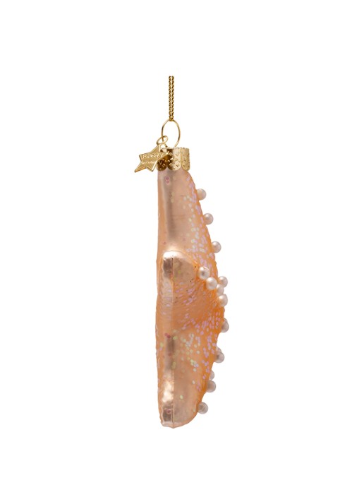 Vondels Zeester kersthanger 8,5 cm - detail 2 goud