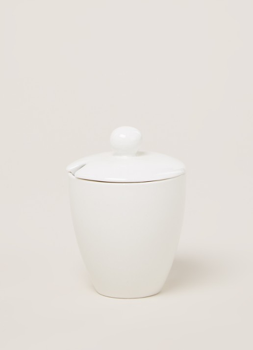 vtwonen Basic suikerpot 15 cl - voorkant 3 wit