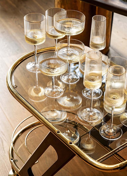 vtwonen Champagne coupe 23 cl - detail 2 goud