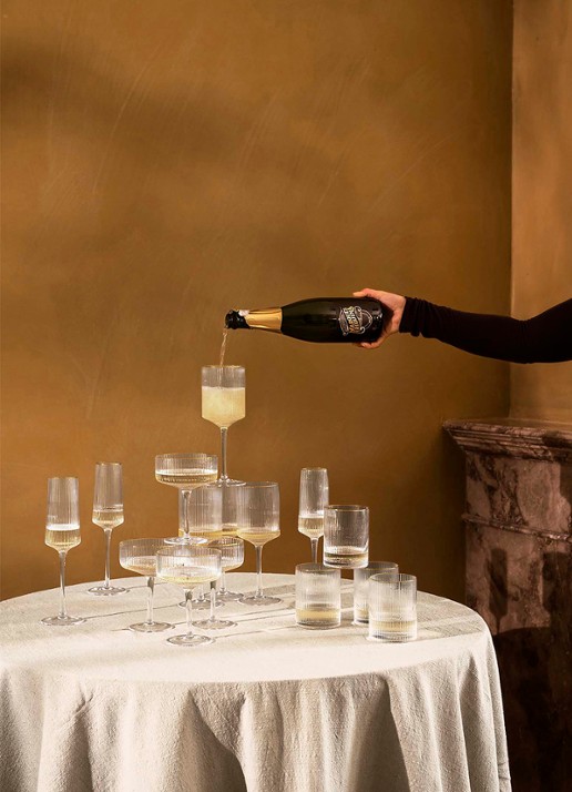 vtwonen Champagne coupe 23 cl - detail 4 goud