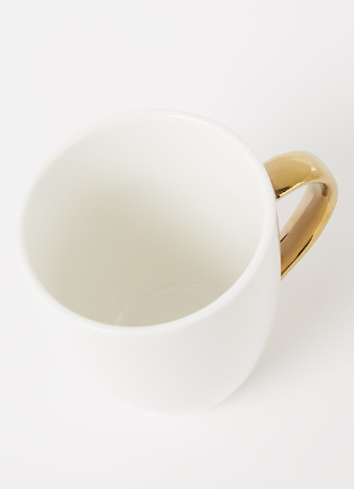 vtwonen Gold kopje 25 cl - detail 3 wit