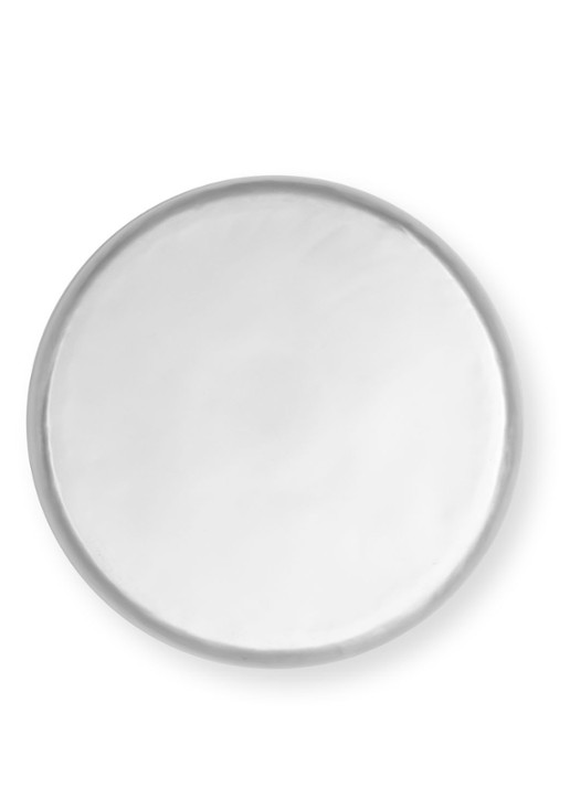 vtwonen Metal Silver schaal 55 cm - detail 2 zilver