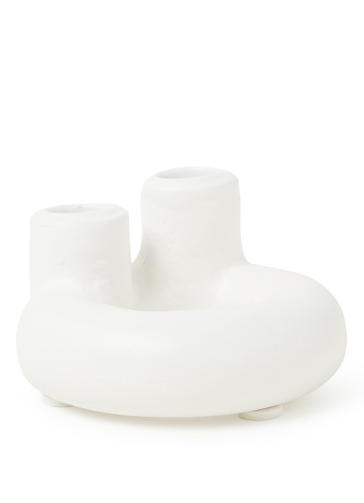 vtwonen mix kandelaar 12 cm - voorkant wit