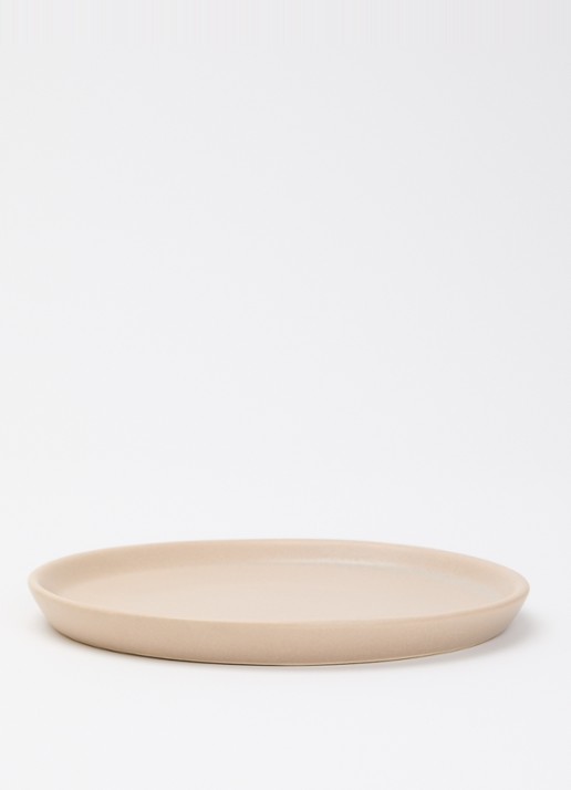 vtwonen Ontbijtbord 17 cm set van 4 - voorkant 4 beige