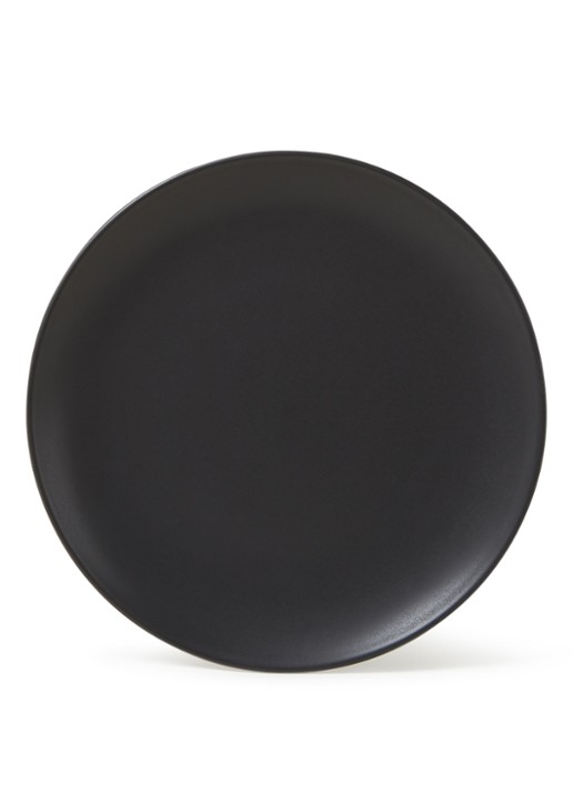 vtwonen Ontbijtbord 20 cm - voorkant zwart