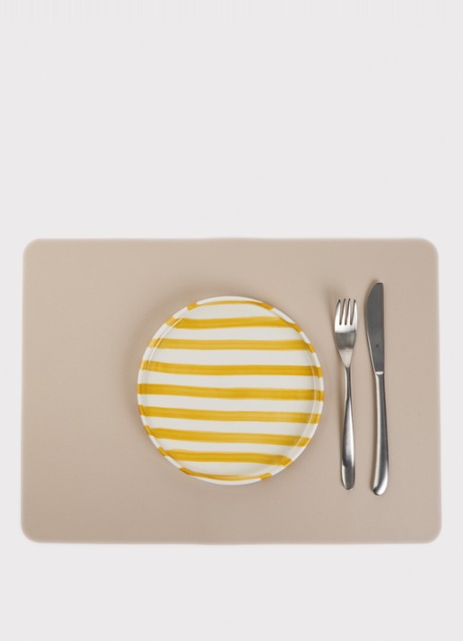 vtwonen Stripes ontbijtbord 20 cm  - detail 4 geel