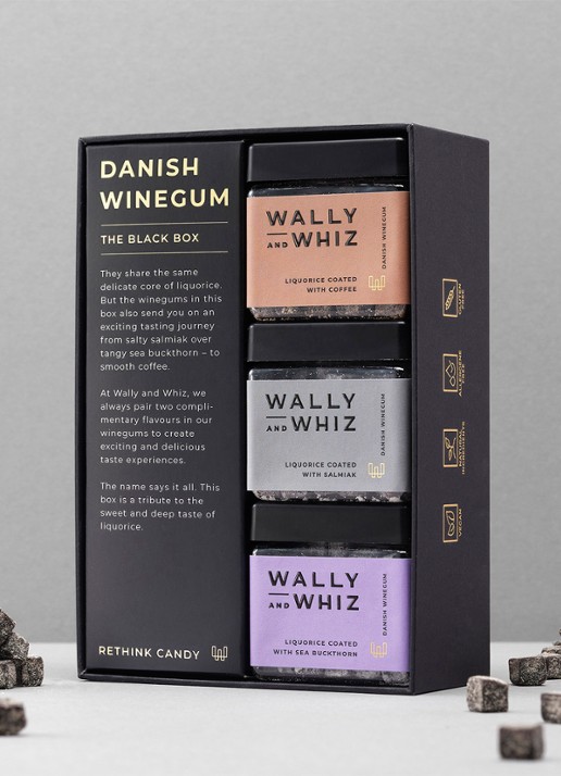 Wally and Whiz Black Box winegums 420 gram set van 3 - voorkant 2 undefined
