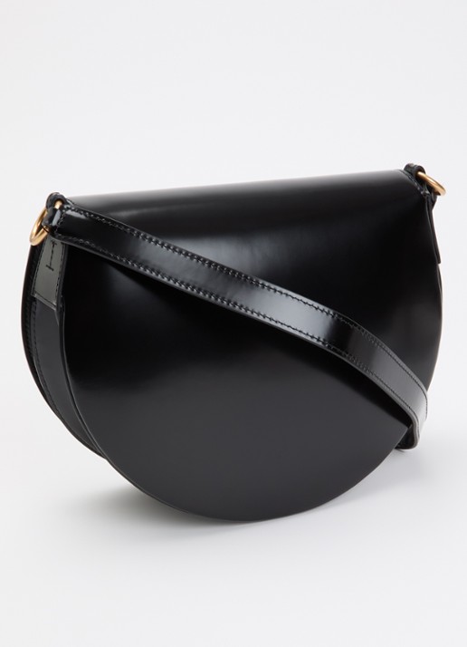 Wandler Kate crossbodytas van kalfsleer - achterkant zwart