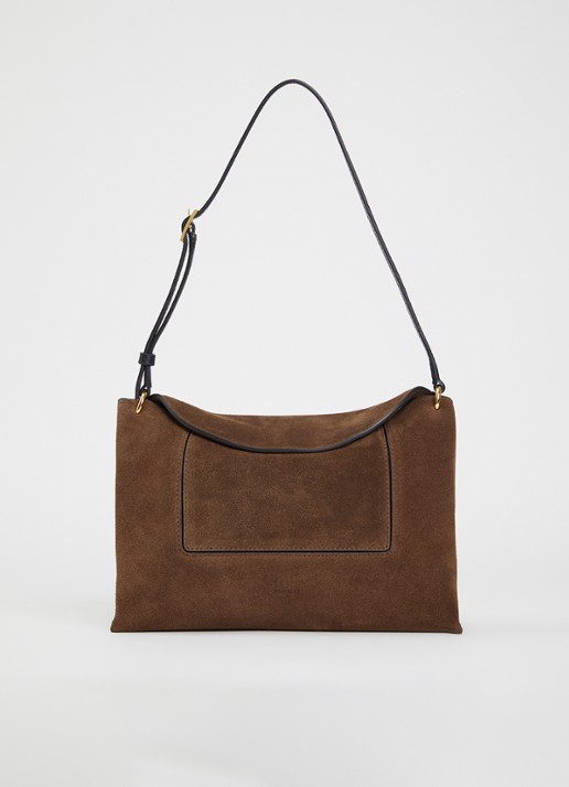 Wandler Penelope Slouch schoudertas van kalfsleer