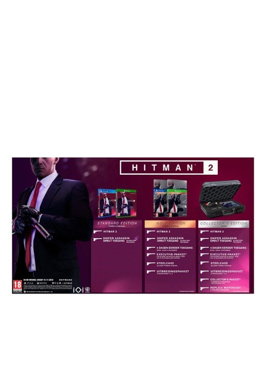 Warner Bros Hitman 2 Game - PS4 - voorkant 2 undefined