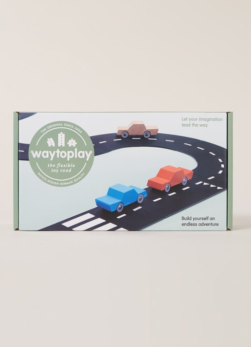 Waytoplay Highway speelgoed 24-delig - voorkant 2 zwart