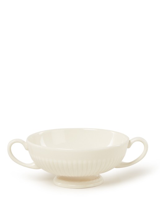 Wedgwood Edme soepkom 21 cl - voorkant 2 gebroken wit