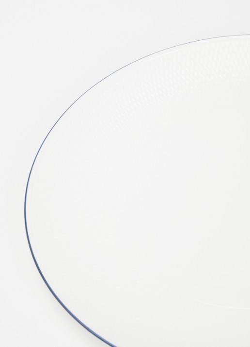 Wedgwood Gio dinerbord 28 cm - detail wit