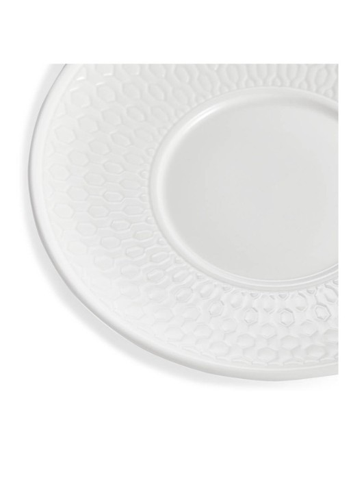 Wedgwood Gio espressokop & schotel 7 cl - achterkant gebroken wit