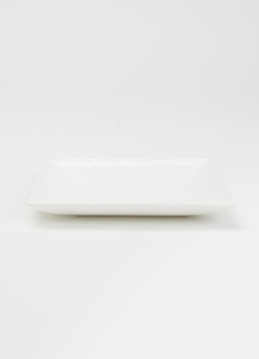 Wedgwood Gio gebaksbordje 14,5 cm set van 4 - voorkant 4 wit