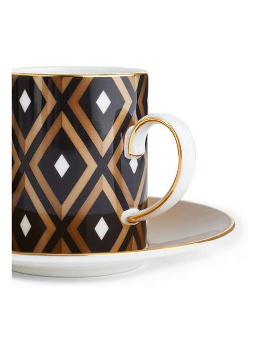 Wedgwood Gio Gold espressokopje met schotel set van 4 - detail 3 gold