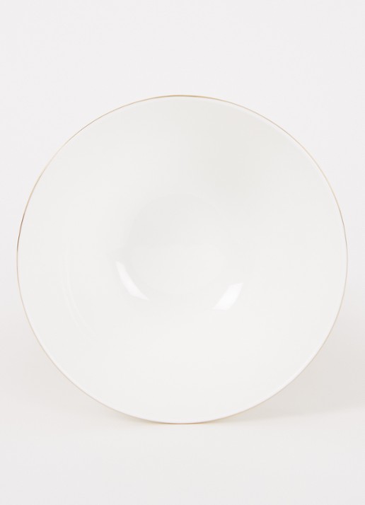 Wedgwood Gio Gold kom 19,5 cm - voorkant 2 wit