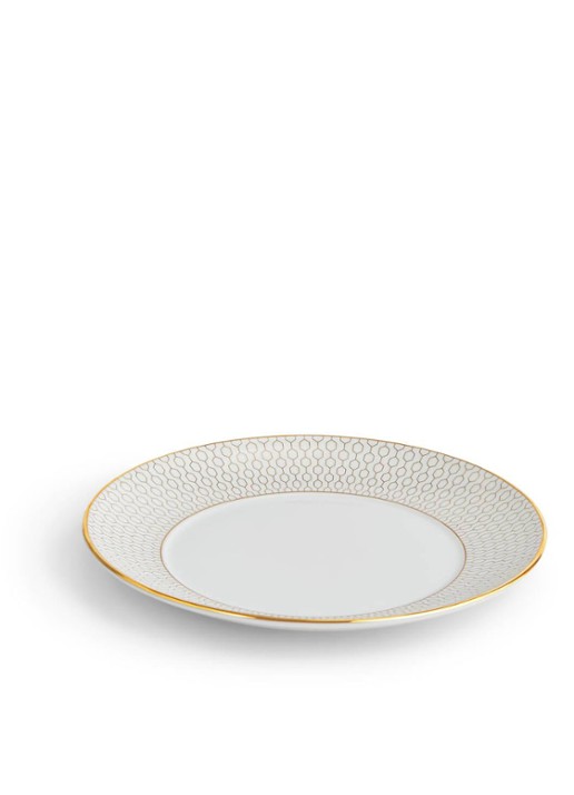 Wedgwood Gio Gold ontbijtbord 17 cm - detail wit