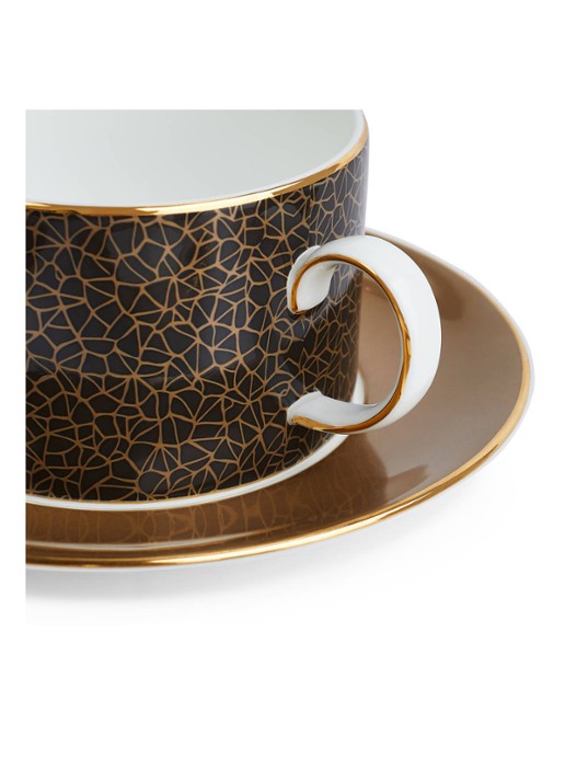 Wedgwood Gio Gold theekop met schotel set van 4 - detail 2 gold