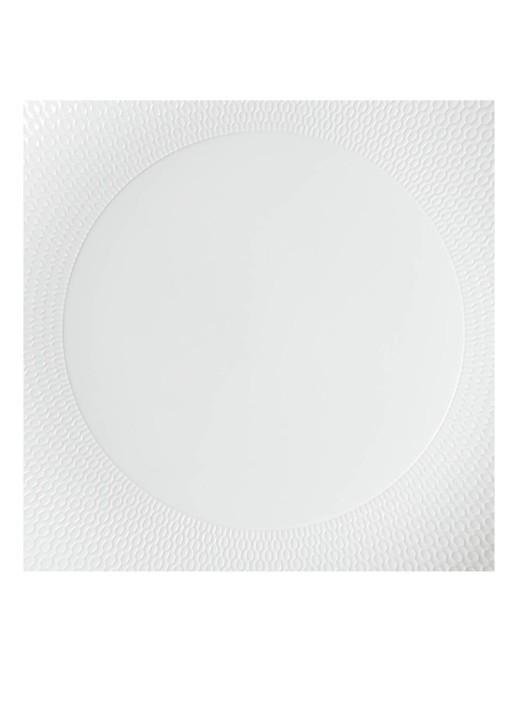 Wedgwood Gio onderbord 28 cm - achterkant wit