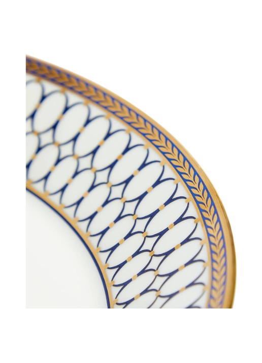 Wedgwood Renaissance Gold diep bord 22 cm - detail 3 gebroken wit