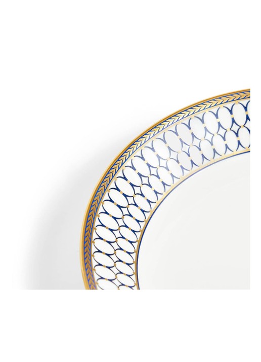 Wedgwood Renaissance Gold diep bord 22 cm - detail 4 gebroken wit