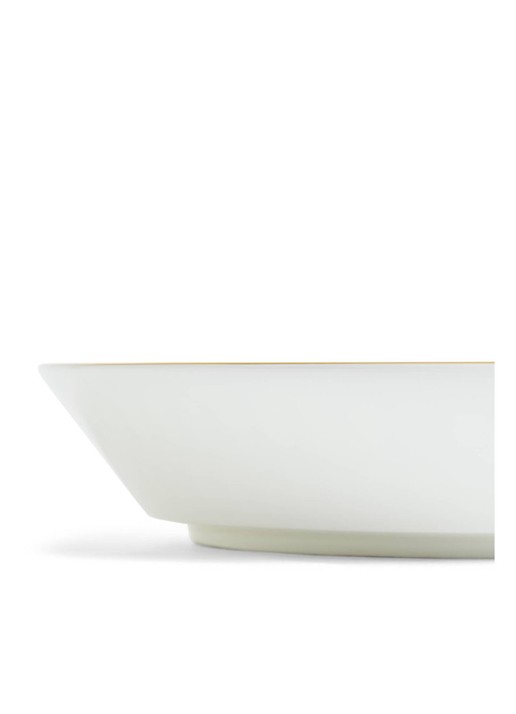 Wedgwood Renaissance Gold diep bord 24 cm - voorkant 4 gebroken wit