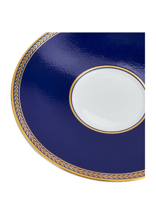 Wedgwood Renaissance Gold kop en schotel 22 cl set van 2 - achterkant 3 blauw