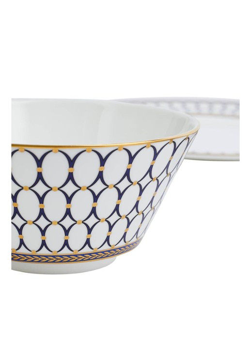 Wedgwood Renaissance Gold serviesset 4-delig - detail 3 gebroken wit