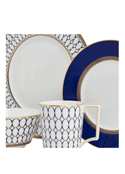 Wedgwood Renaissance Gold serviesset 4-delig - voorkant 2 gebroken wit