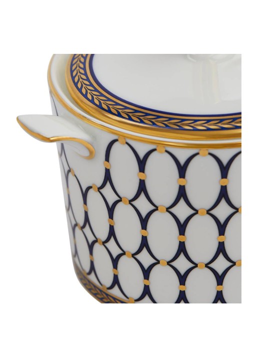 Wedgwood Renaissance Gold suikerpotje 20 cl - achterkant 3 gebroken wit