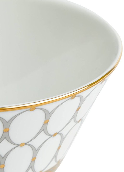 Wedgwood Renaissance Grey kom 11 cm - detail 4 wit