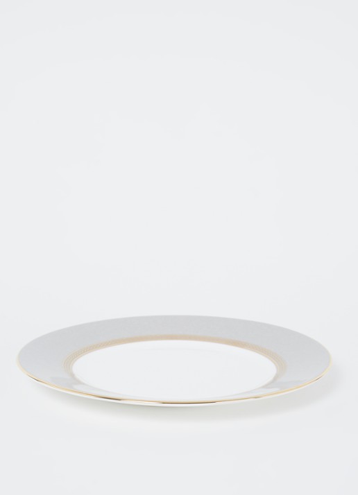 Wedgwood Renaissance Grey ontbijtbord 20 cm - detail 6 grijs