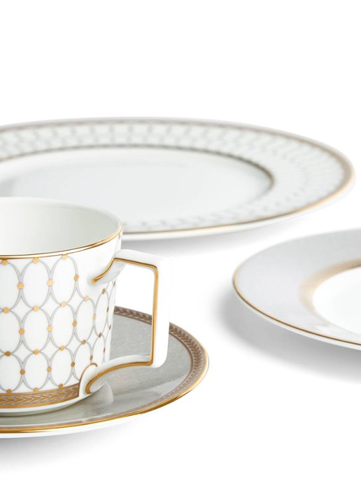 Wedgwood Renaissance Grey serviesset 5-delig - detail 4 wit