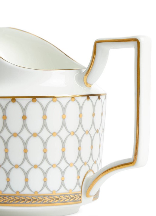Wedgwood Renaissance Grey suikerpotje en melkkannetje 2-delig - detail 2 wit