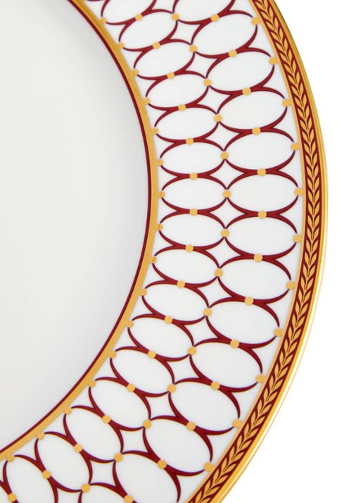 Wedgwood Renaissance Red dinerbord 27 cm - detail 3 rood