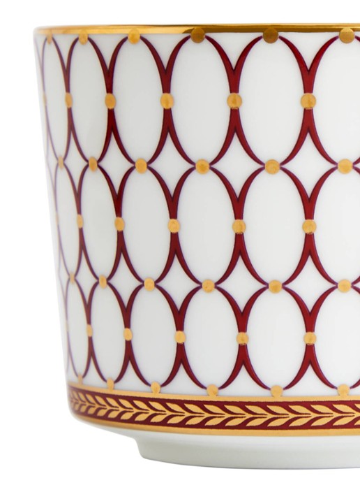 Wedgwood Renaissance Red theekopje en schotel 22 cl in giftbox - detail 5 rood