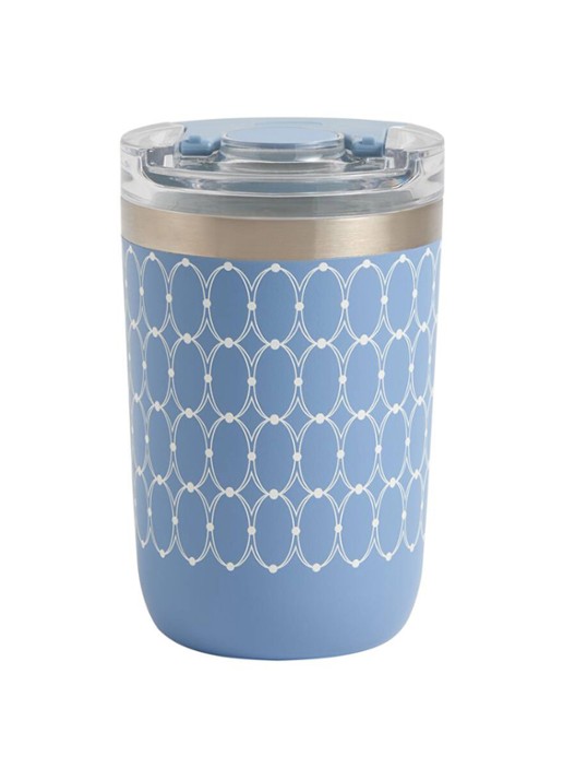 Wedgwood Renaissance thermosbeker 35 cl - voorkant 2 blauw
