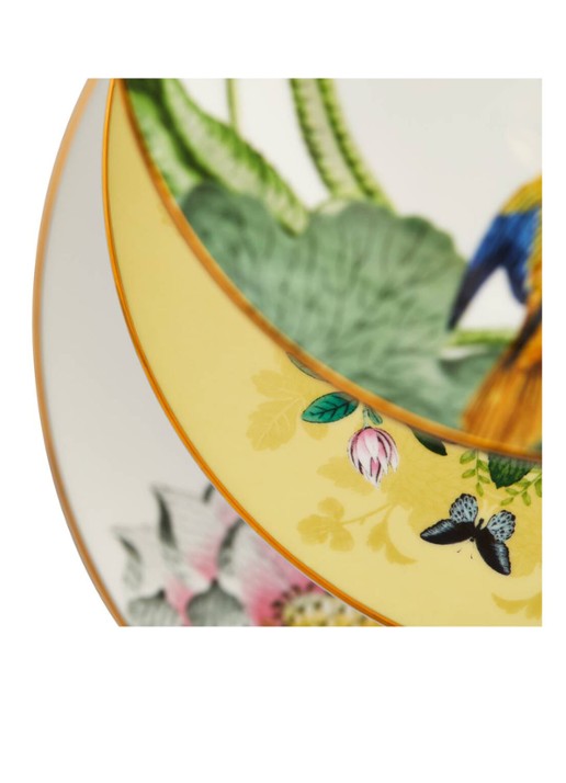 Wedgwood Waterlily etagère 34 cm - detail 2 wit