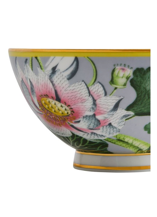 Wedgwood Waterlily kom 11 cm - achterkant lichtgroen