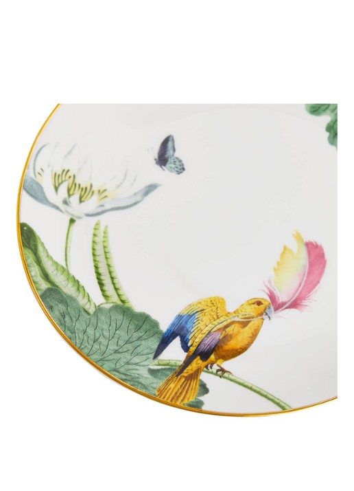 Wedgwood Waterlily ontbijtbord 17 cm - voorkant 2 groen