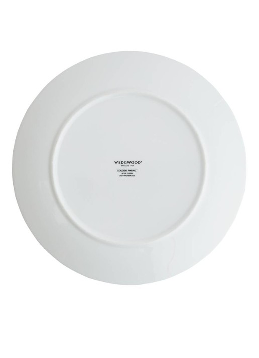 Wedgwood Wonderlust Golden Parrot ontbijtbord 20cm - detail 3 oranjerood