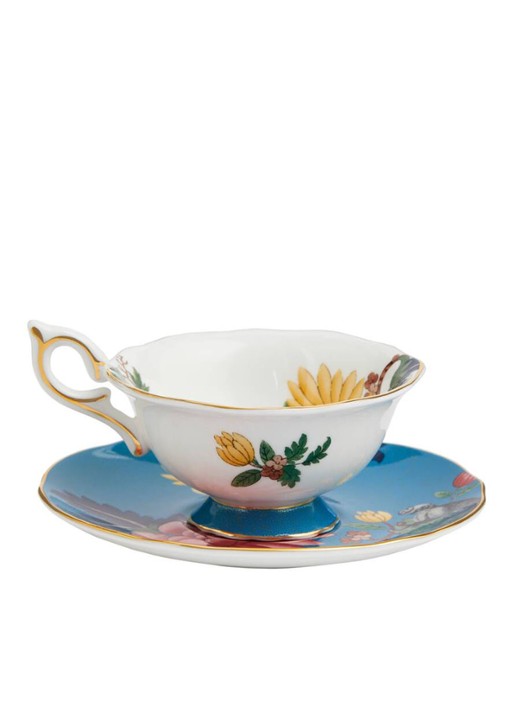 Wedgwood Wonderlust Sapphire kop en schotel 15 cl - detail 5 multicolor