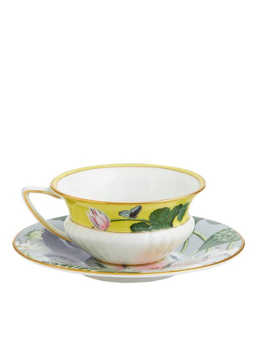 Wedgwood Wonderlust Waterlily kop en schotel 10 cl - detail 4 multicolor